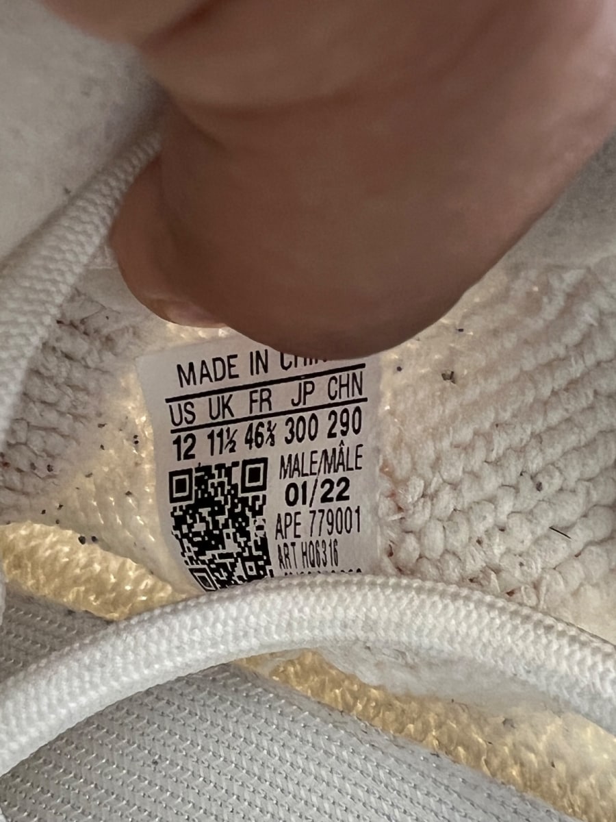adidas Yeezy Boost 350 V2 Bone (Size 12) Moderately Worn - Image 6