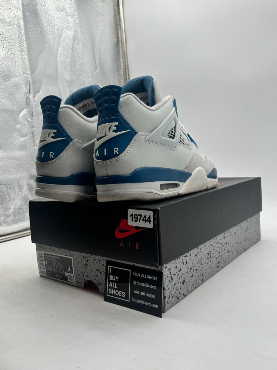 Jordan 4 Retro Military Blue (2024) 9 (Lightly Worn Pre-Owned) - Image 5