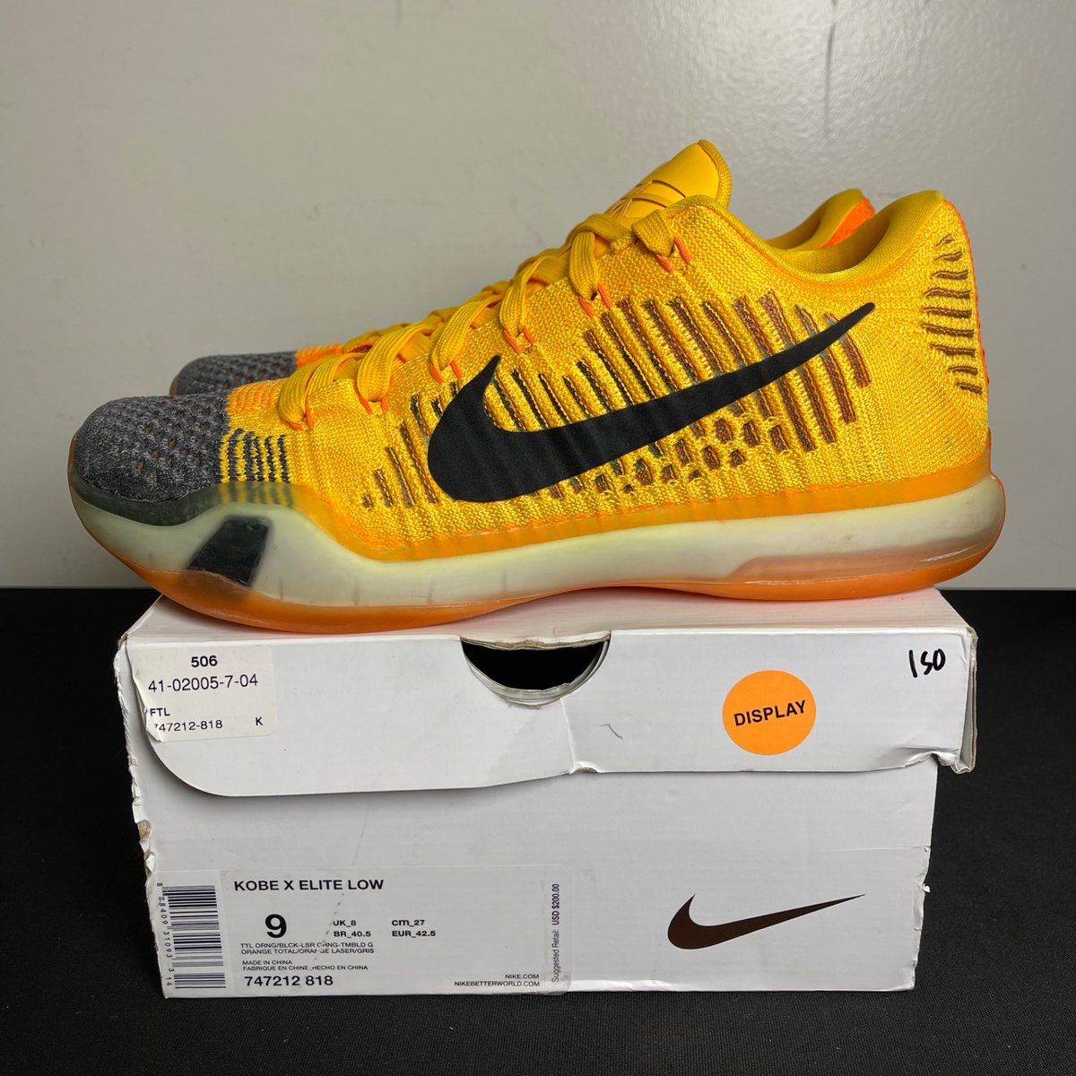Nike Kobe 10 Elite Chester (Size 9) - aux
