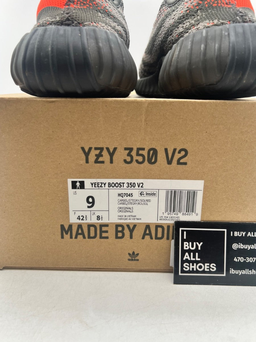 adidas Yeezy Boost 350 V2 Carbon Beluga 9 (Lightly Worn Pre-Owned) - Image 6