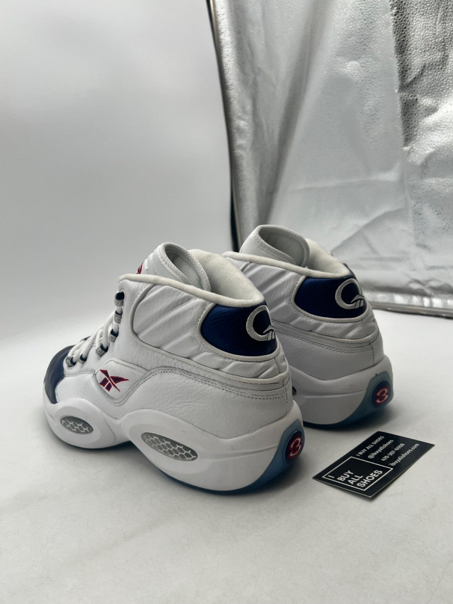 Reebok Question Mid Blue Toe (2016) 14 (Moderately Worn Pre-Owned)