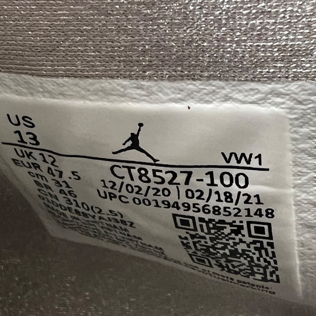 Jordan 4 Retro White Oreo (2021) 13 (Moderately Worn Pre-Owned)JordanWhite/Tech Grey-Black-Fire Red - Image 6