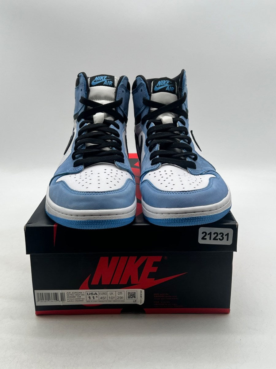 Jordan 1 Retro High OG University Blue 11.5 (Moderately Worn Pre-Owned) - Image 2