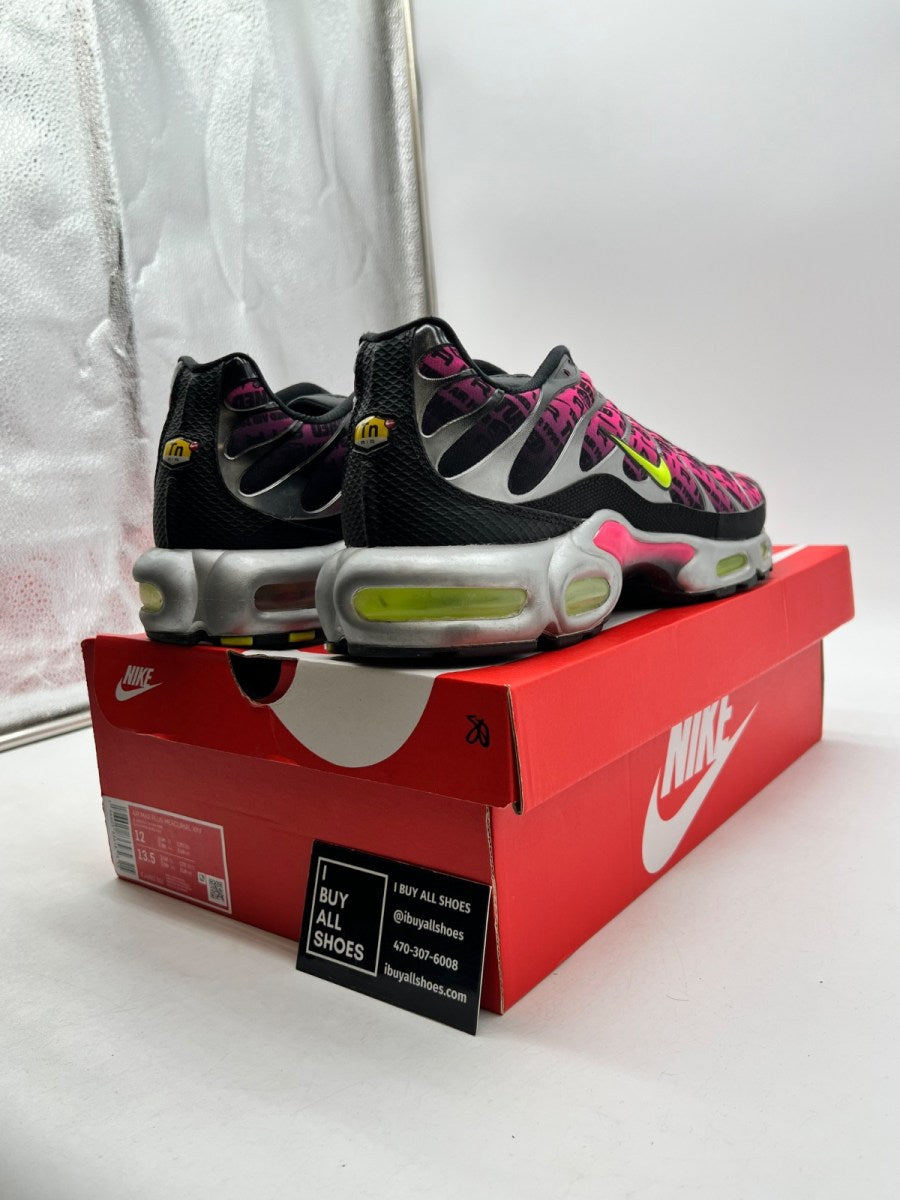 Nike Air Plus Mercurial XXV Hyper Pink and Volt 12 (Moderately Worn Pre-Owned) - Image 5