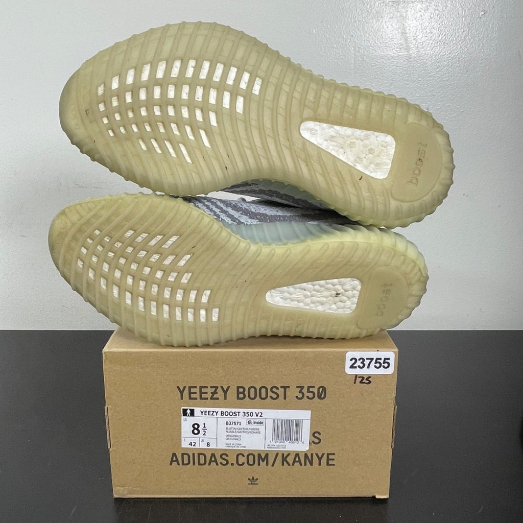 adidas Yeezy Boost 350 V2 Blue Tint 8.5 (Moderately Worn Pre-Owned)adidasBlue Tint/Grey Three/High Risk Red - Image 5