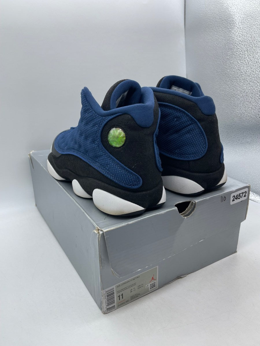 Jordan 13 Retro Brave Blue 11 (Moderately Worn Pre-Owned)JordanNavy/Black/White/University Blue - Image 4