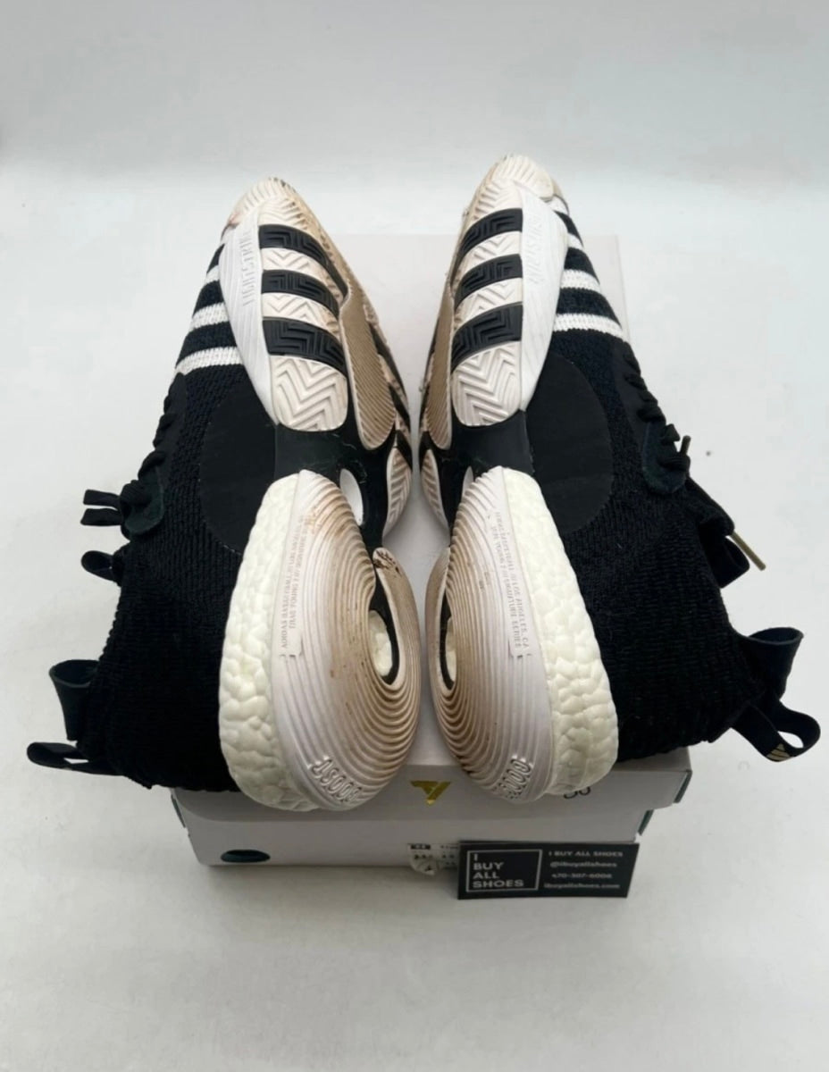adidas Trae Young 2.0 Super Villain 11.5 (Lightly Worn Pre-Owned)adidasFootwear White/Core Black - Image 9