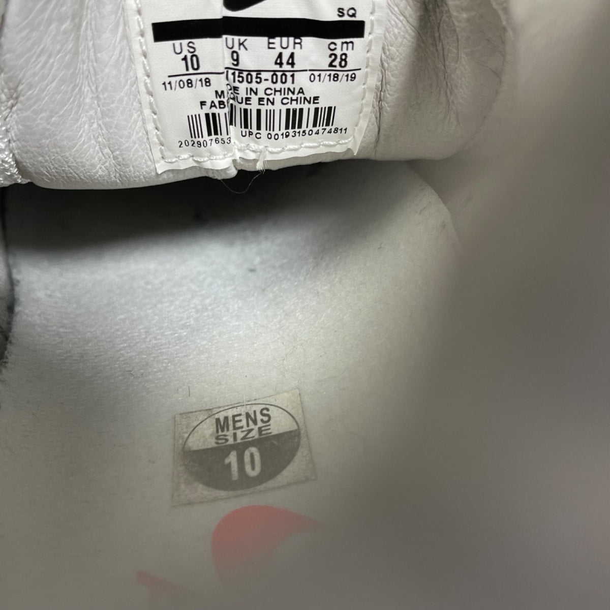 Nike Air Max 1 Tokyo Maze 10 (Moderately Worn Pre-Owned)NikeWhite/Black-Multi-Color - Image 6