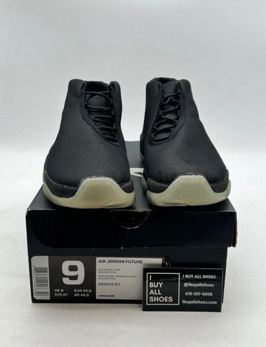 Jordan Future Black Ice 9 (Lightly Worn Pre-Owned)JordanBlack/Black-Clear - Image 2