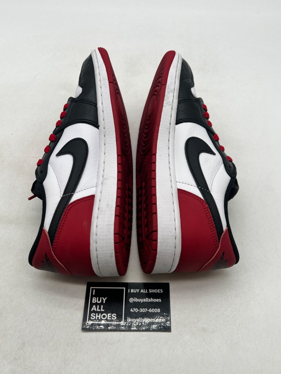 Jordan 1 Retro Low OG Black Toe (2023) 8 (Lightly Worn Pre-Owned) - Image 6
