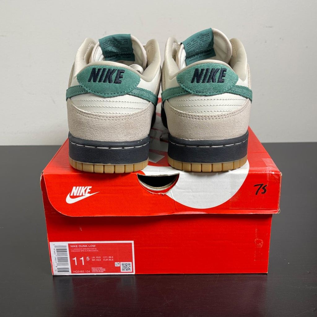 Nike Dunk Low Light Orewood Brown Bicoastal 11.5 (Moderately Worn Pre-Owned)NikeLight Orewood Brown/Cream II/Black/Bicoastal - Image 4