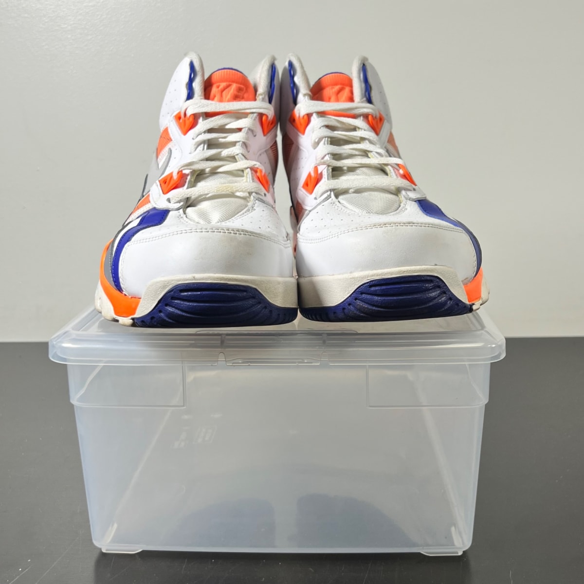 Nike Air Trainer SC High Auburn 14 (Moderately Worn Pre-Owned)NikeSail/Light Zen Grey/Tart - Image 2
