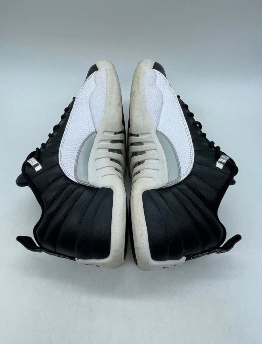 Jordan 12 Retro Low Playoffs 9.5 (Heavily Worn Pre-Owned)JordanBlack/Varsity Red-White-Metallic Silver - Image 8