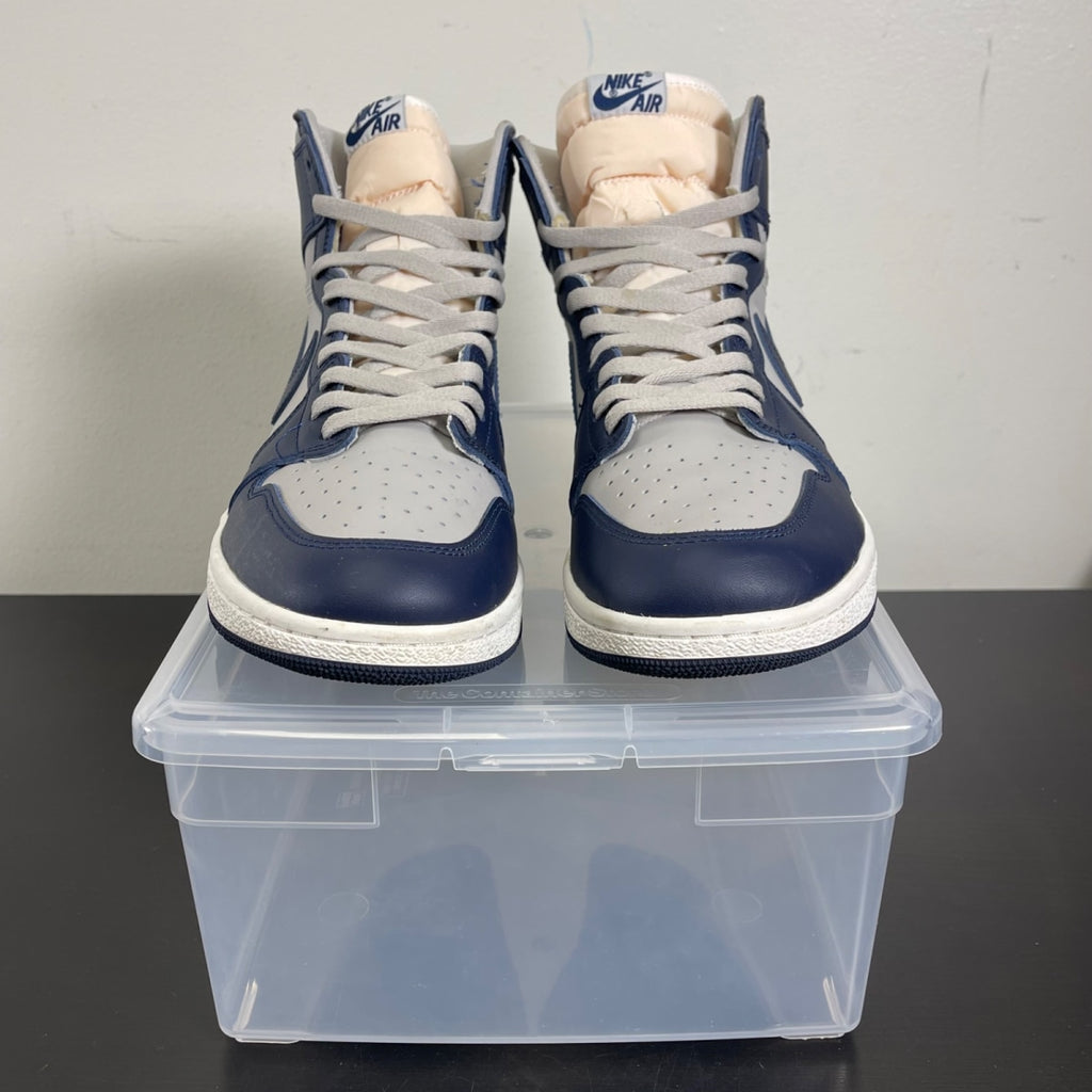 Jordan 1 Retro High '85 Georgetown 12 (Moderately Worn Pre-Owned)JordanCollege Navy/Summit White-Tech Grey - Image 2