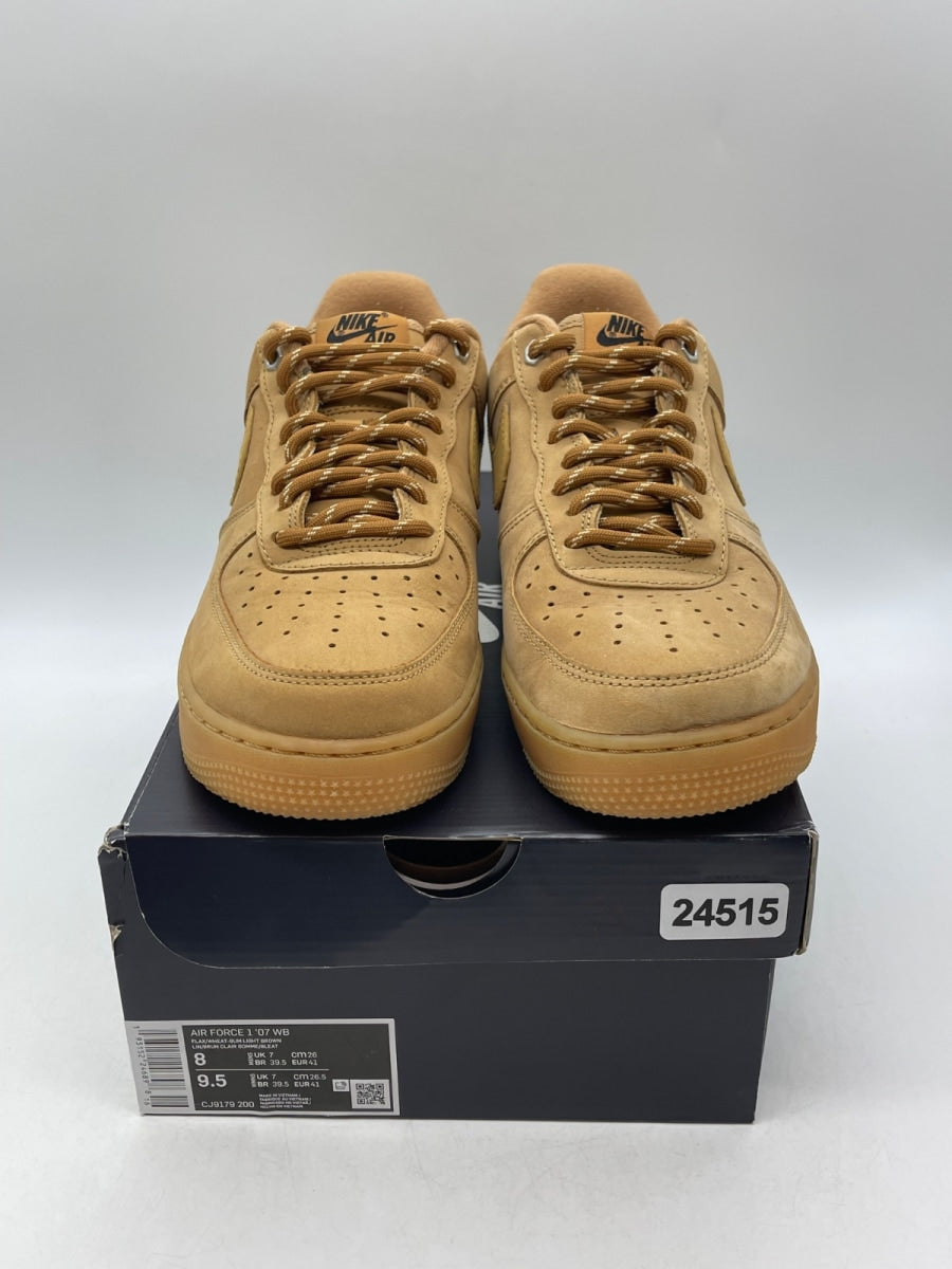Nike Air Force 1 Low Flax Wheat 8 (Moderately Worn Pre-Owned)NikeFlax/Gum/Light Brown/Black/Wheat - Image 2