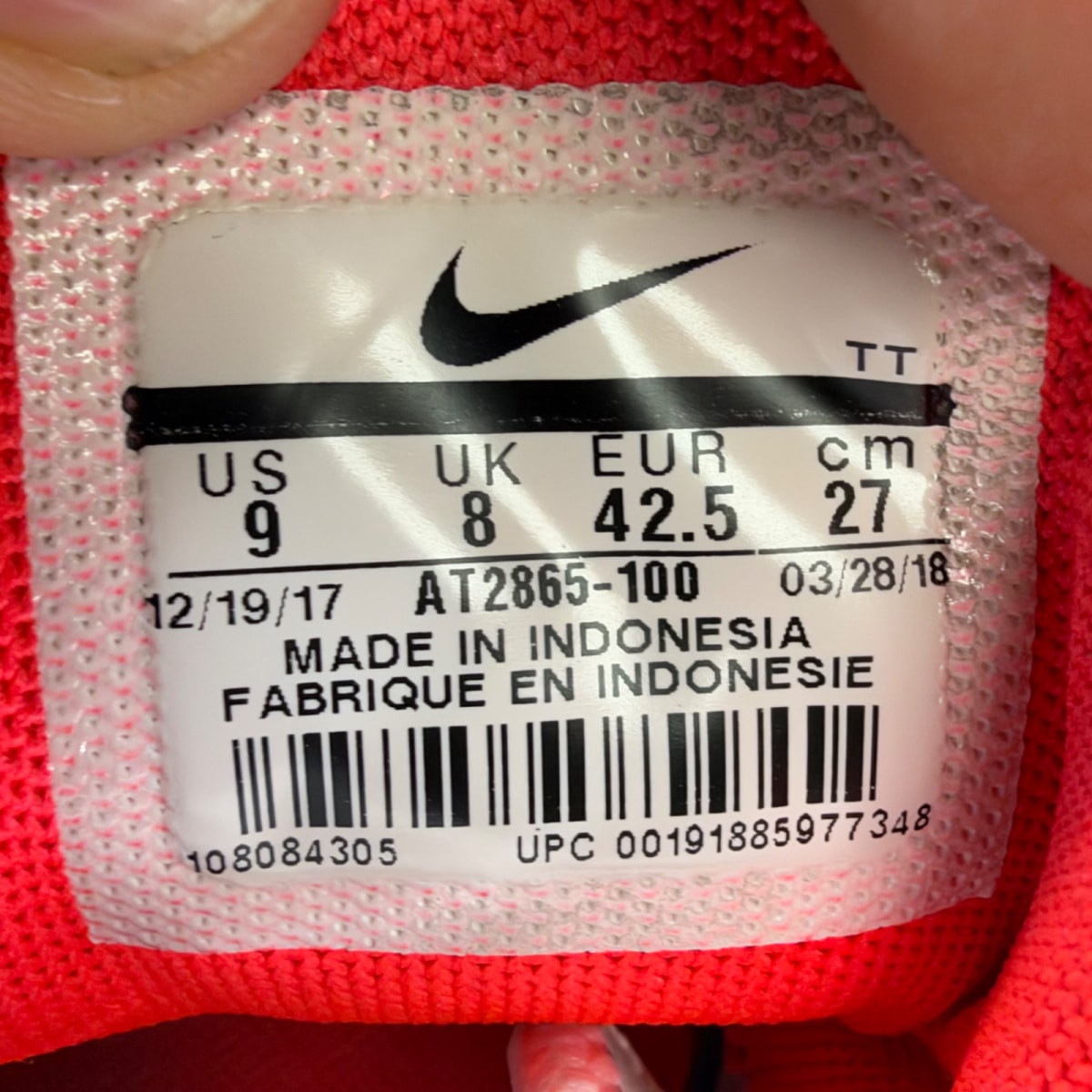 Nike Air Max 95 OG Solar Red (2018) (Size 9) - Image 7
