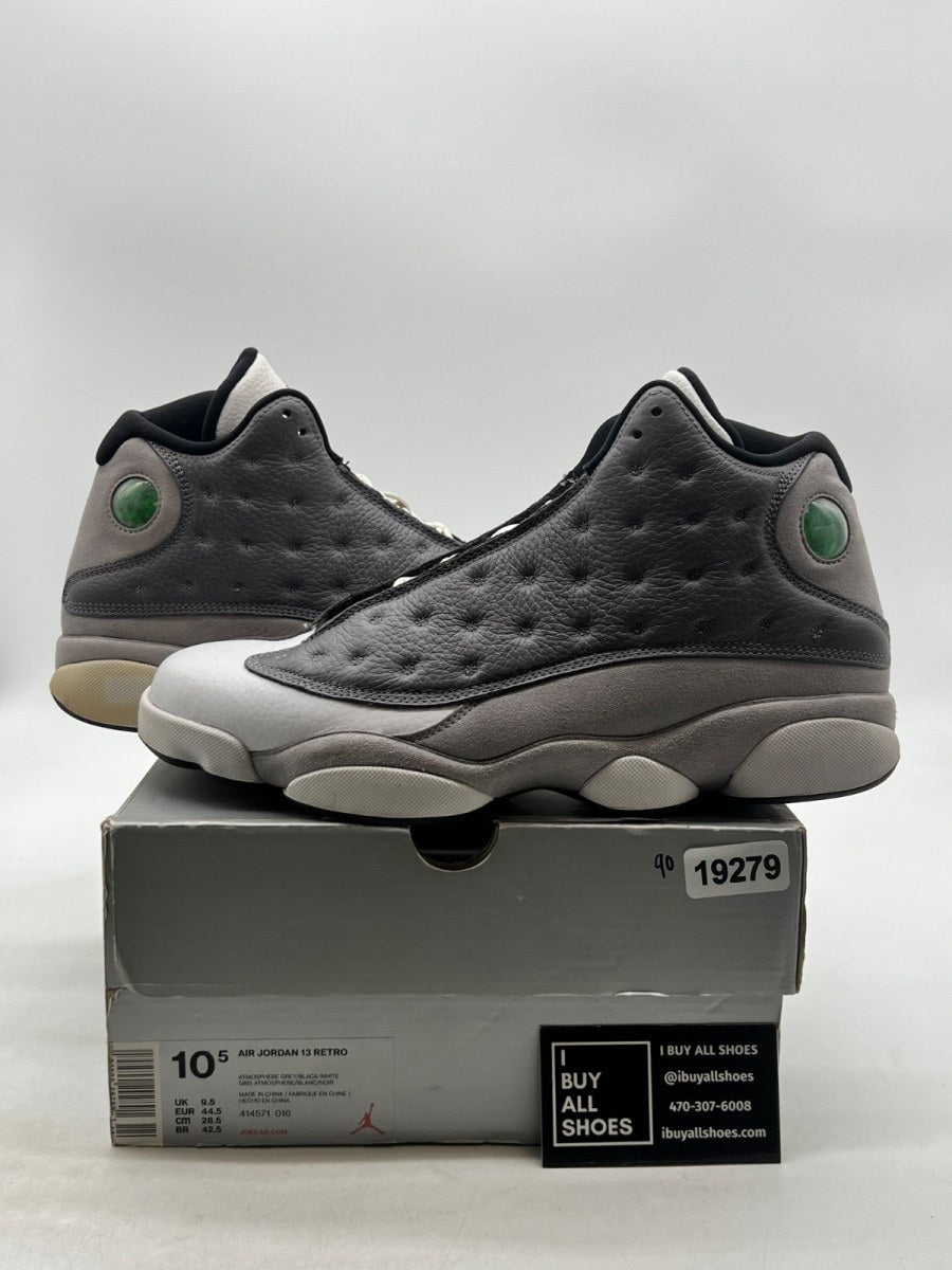 Jordan 13 Retro Atmosphere Grey 10.5 (Heavily Worn Pre-Owned) - Image 1