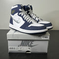 Jordan 1 Retro High CO.JP Midnight Navy (2020) 8 (Lightly Worn Pre-Owned)JordanWhite/Metallic Silver-Midnight Navy - Image 1
