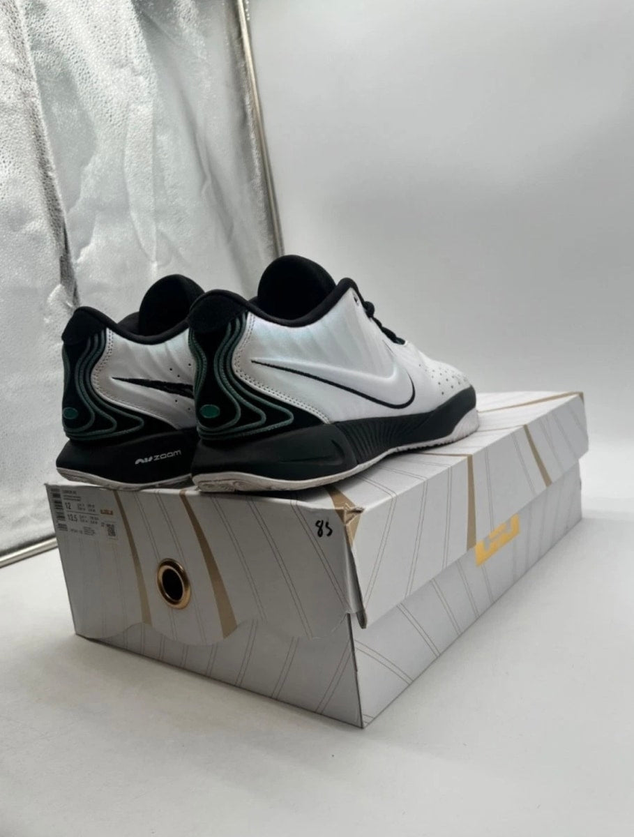 Nike LeBron 21 Conchiolin 12 (Lightly Worn Pre-Owned)NikeWhite/Black/Bicoastal/Photon Dust - Image 5