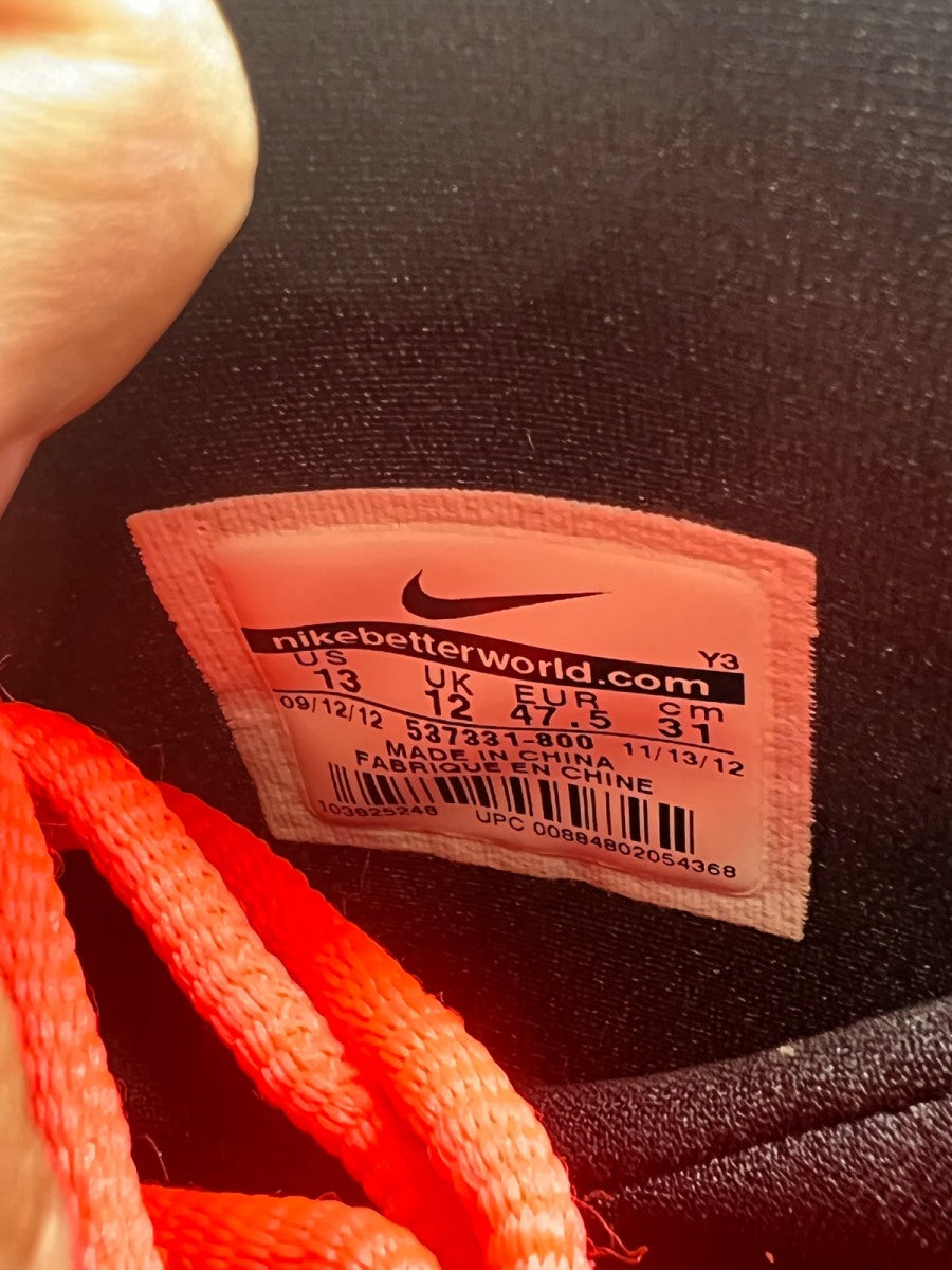 Nike Penny V Crimson Sunburst 13 (Moderately Worn Pre-Owned) - Image 6