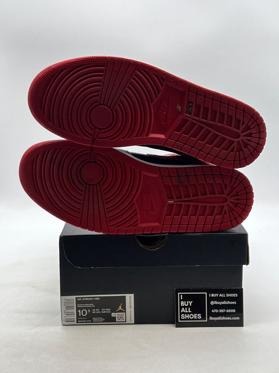 Jordan 1 Mid Banned (2020) 10.5 (Lightly Worn Pre-Owned) - Image 8