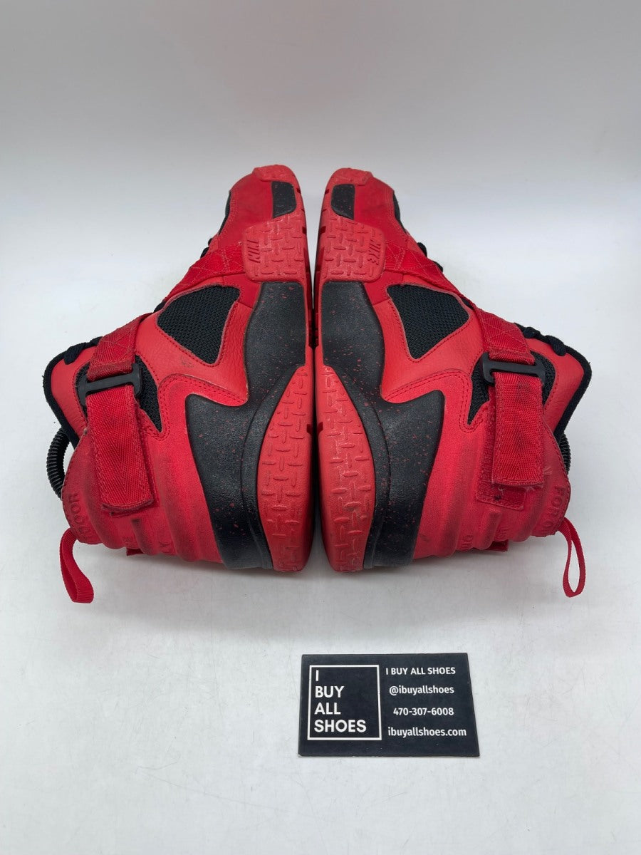 Nike Air Raid University Red Black 9.5 (Heavily Worn Pre-Owned) - Image 6