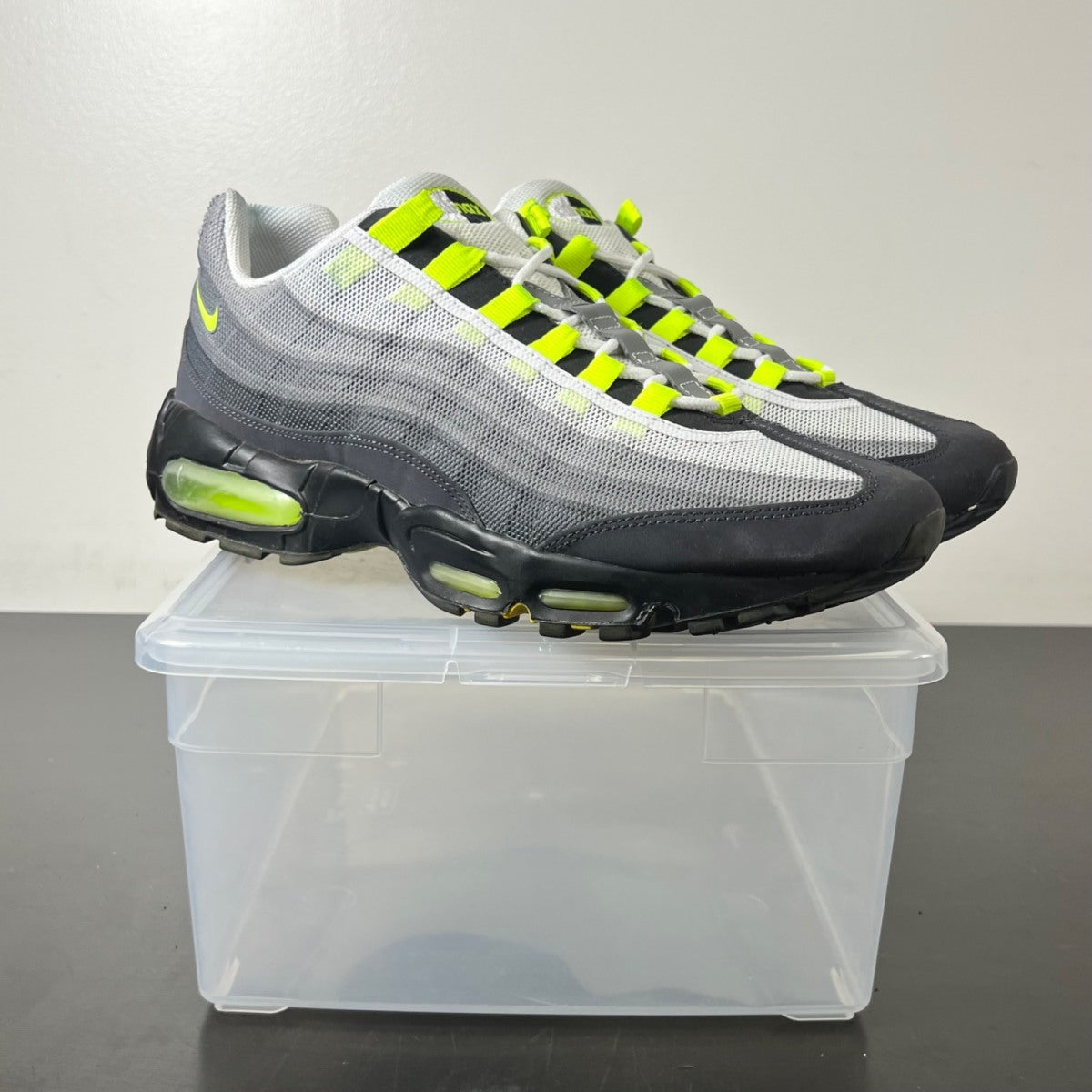 Nike Air Max 95 Prm Tape 'Neon' 10 (Heavily Worn Pre-Owned)Nike - Image 1