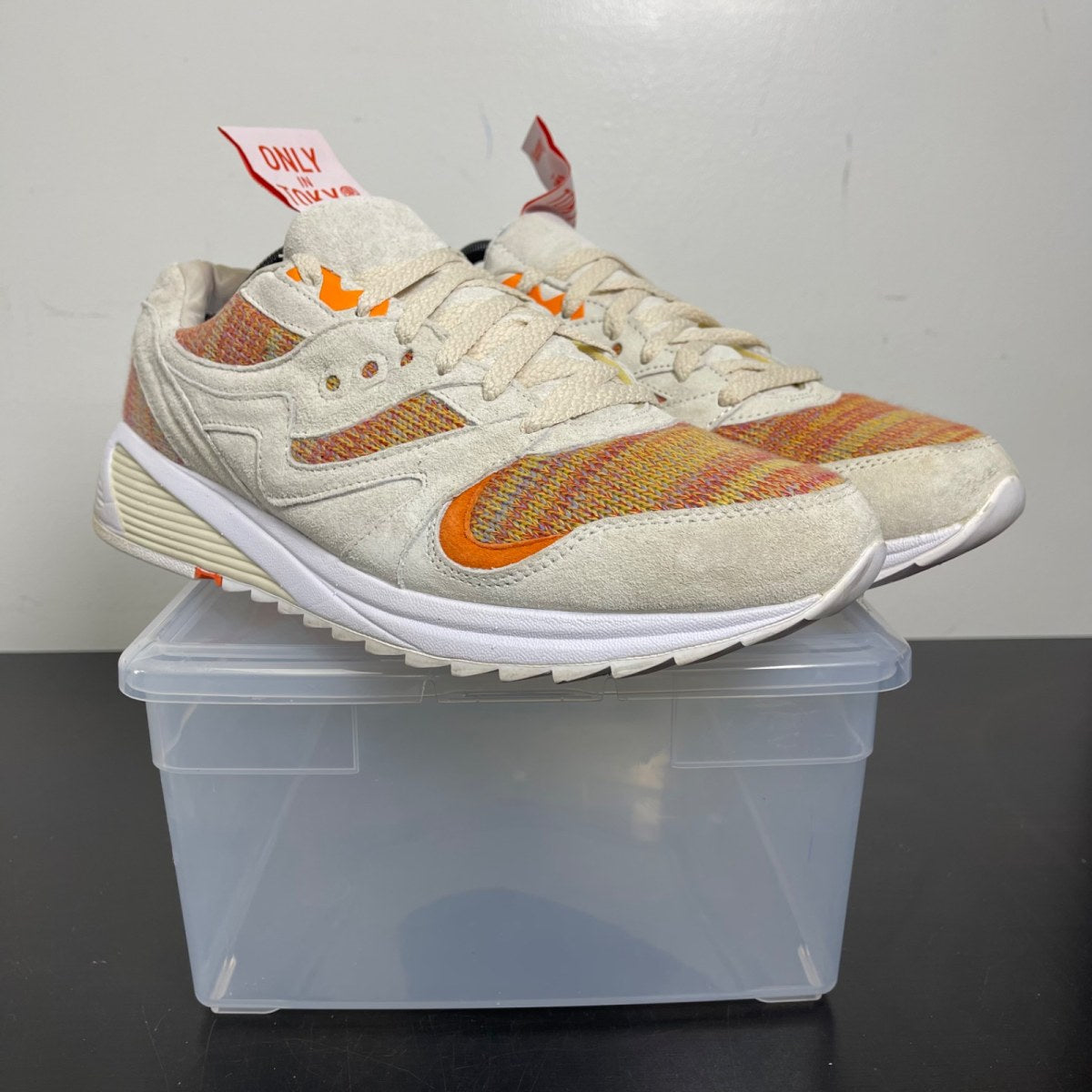 Saucony Grid 8000 Footpatrol X Beams Only In Tokyo 11.5 (Moderately Worn Pre-Owned)SauconyTan/Orange - Image 1