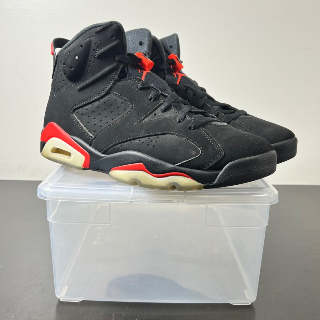 Jordan 6 Retro Black Infrared (2019) 10.5 (Moderately Worn Pre-Owned)JordanBlack/Infrared - Image 1