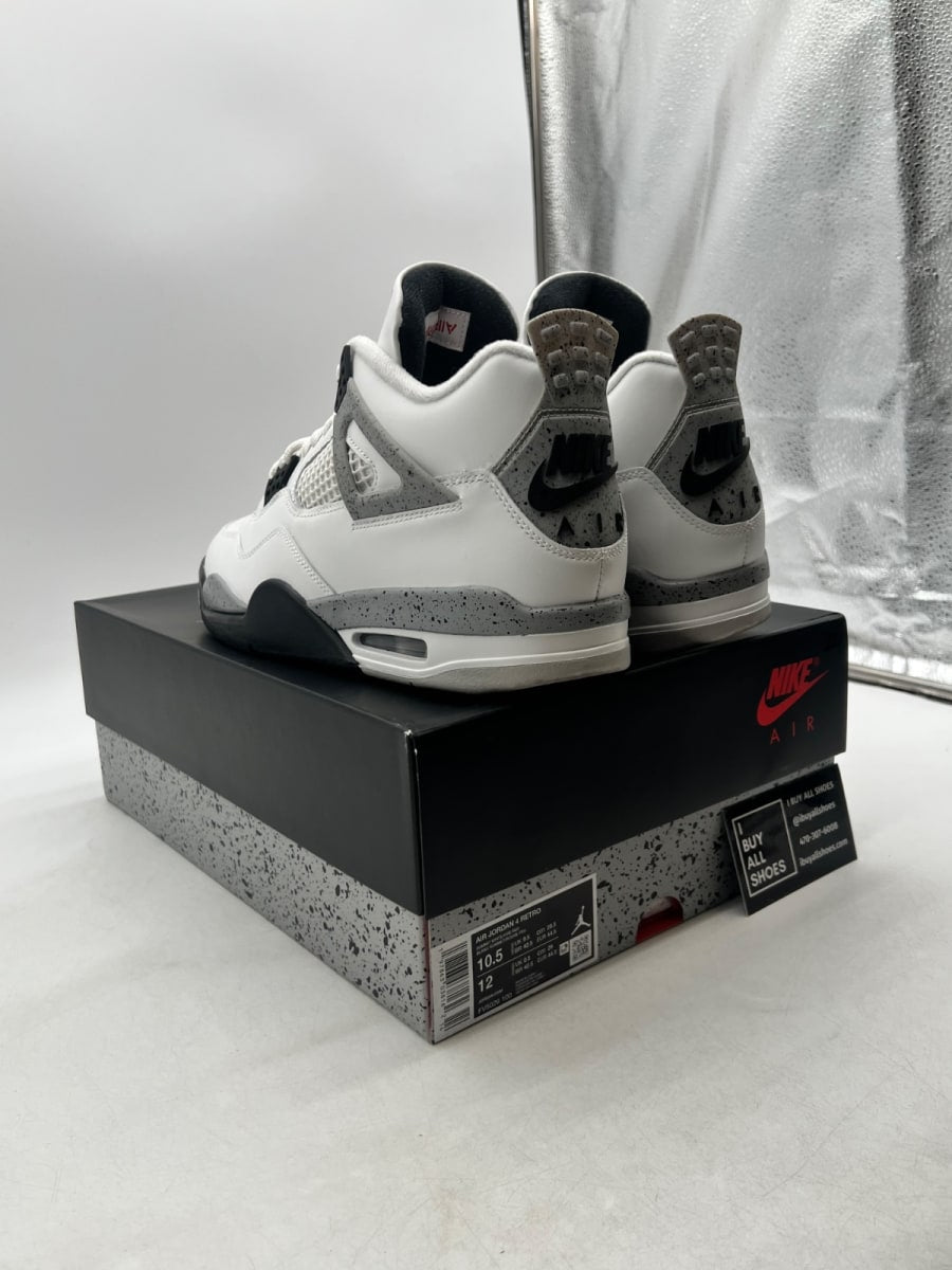 Jordan 4 Retro White Cement (2025) 10.5 (VNDS Pre-Owned) - Image 4