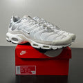 Nike Air Max Plus Sail Pure Platinum Silver 13 (Lightly Worn Pre-Owned)NikePure Platinum/Sail/Wolf Grey/Metallic Silver - Image 1