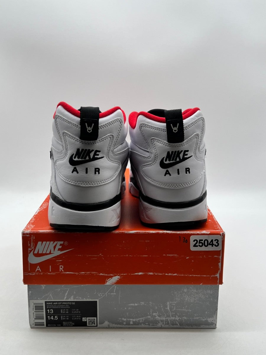 Nike Air Diamond Turf Proto '92 Atlanta Falcons 13 (Lightly Worn Pre-Owned)NikeWhite/University Red/Metallic Gold/Black - Image 3