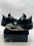 Jordan 4 Retro Fear (2024) 10 (Heavily Worn Pre-Owned)JordanBlack/White/Anthracite/Black/Pure Platinum - Image 1