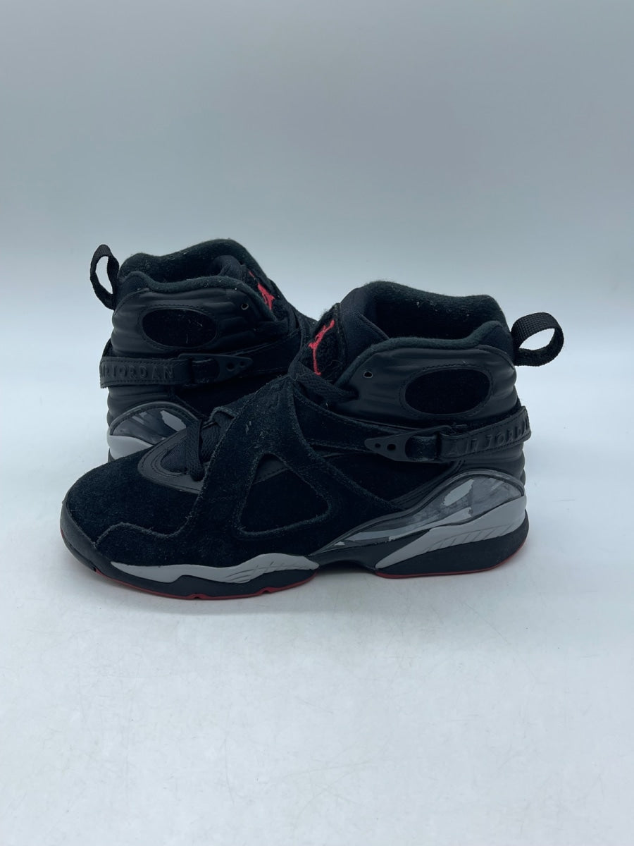 Jordan 8 Retro Black Cement (GS) 5Y (Moderately Worn Pre-Owned) - Image 1