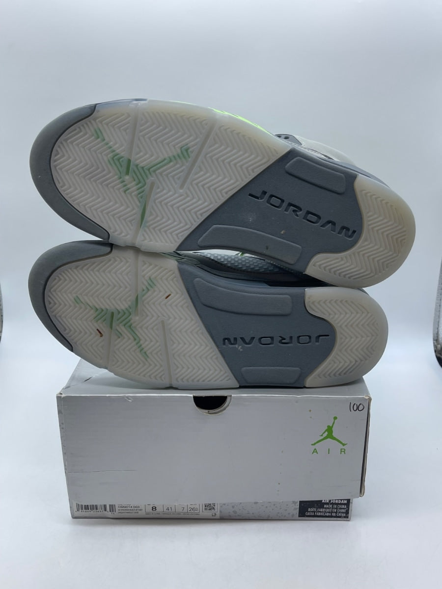 Jordan 5 Retro Green Bean (2022) 8 (Moderately Worn Pre-Owned) - Image 7