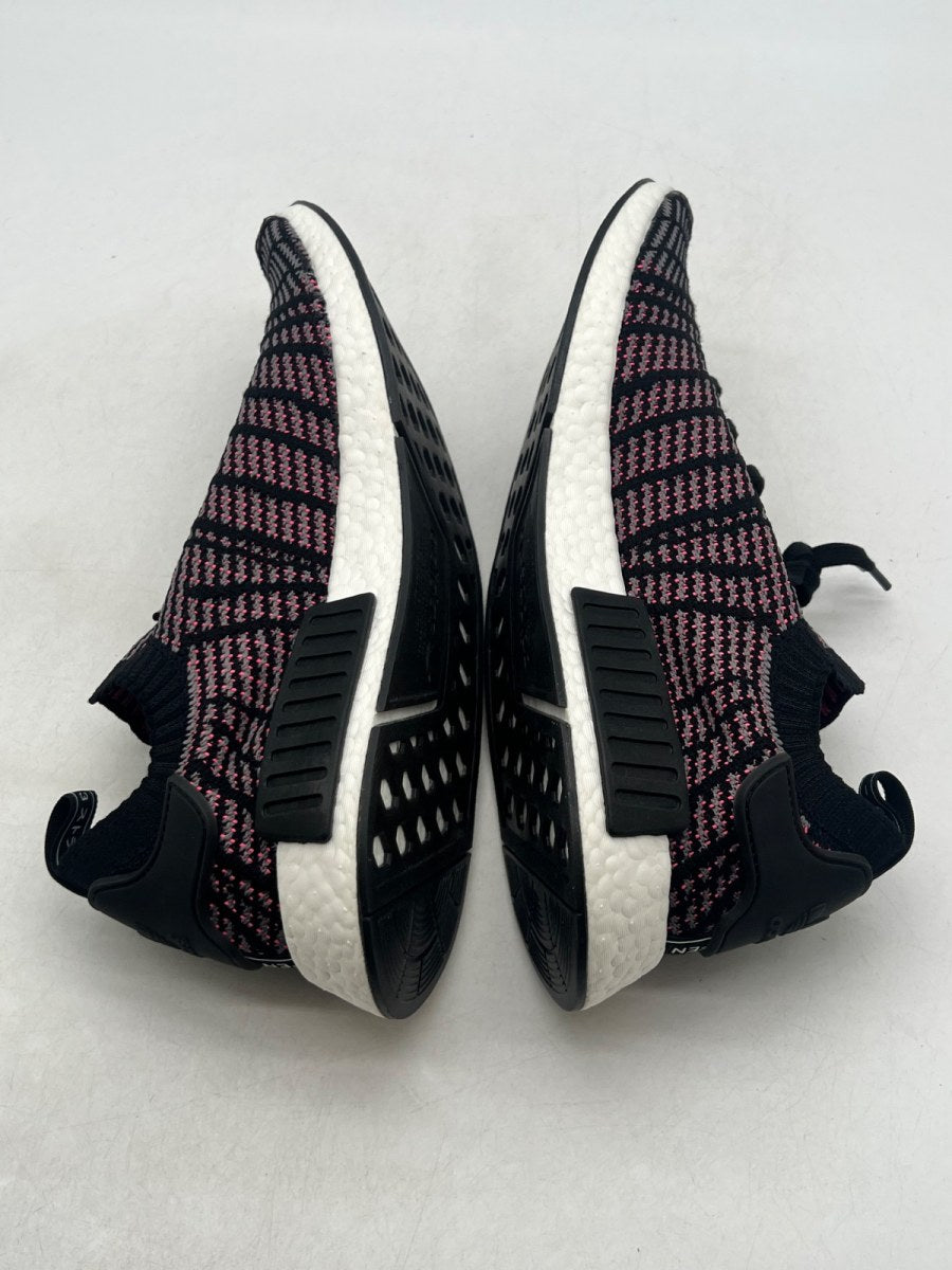 adidas NMD R1 STLT Black Grey Solar Pink 13 (Lightly Worn Pre-Owned) - Image 8