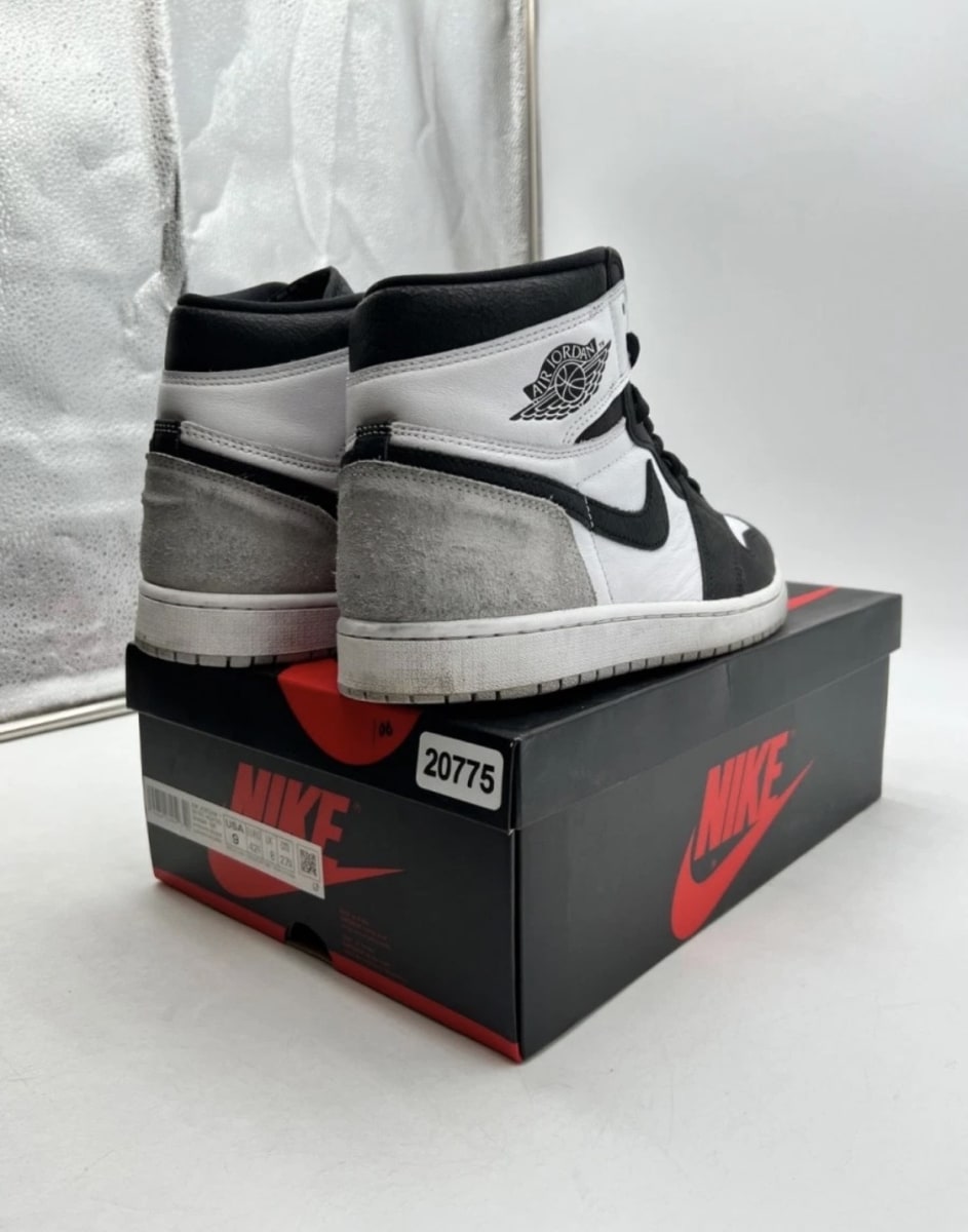Jordan 1 Retro High OG Bleached Coral 9 (Moderately Worn Pre-Owned)JordanWhite/Black/Grey Fog/Bleached Coral - Image 3