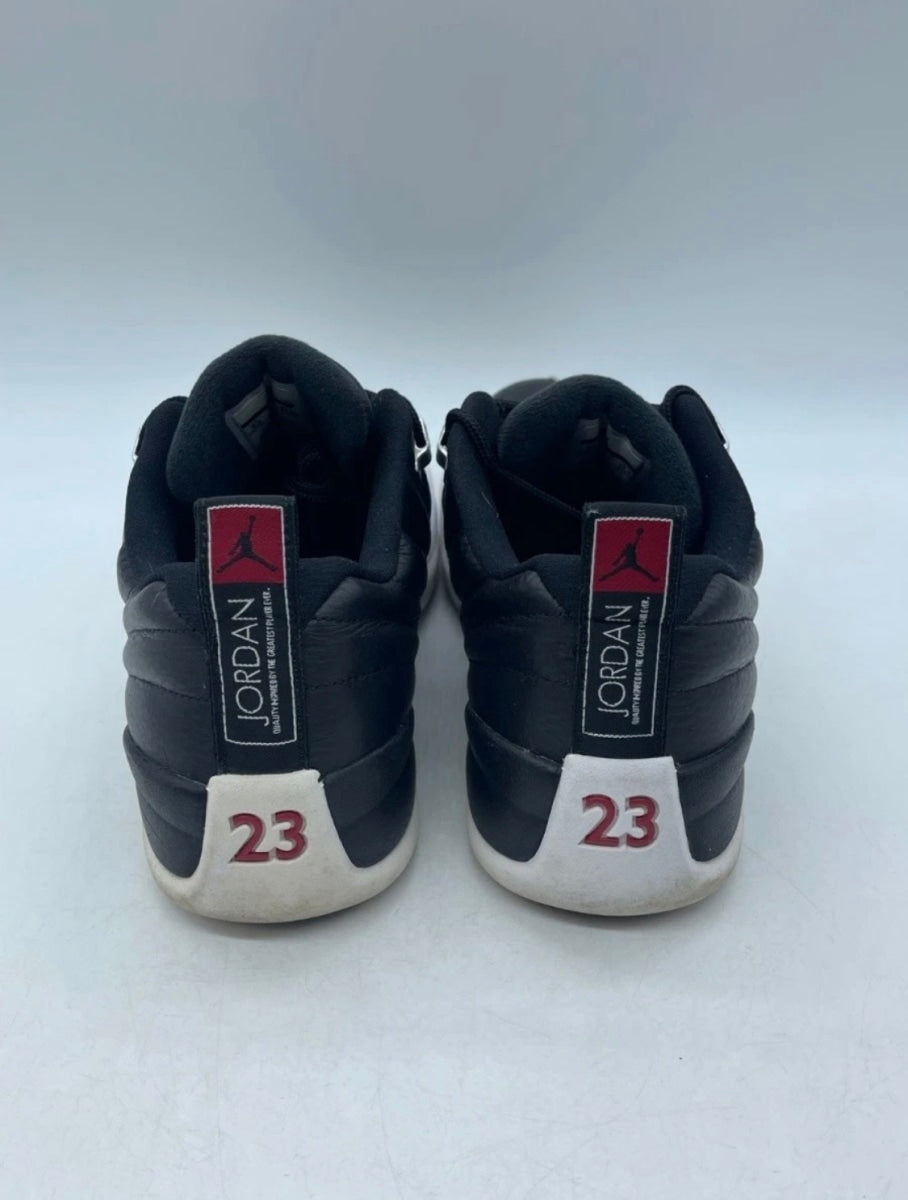 Jordan 12 Retro Low Playoffs 9.5 (Heavily Worn Pre-Owned)JordanBlack/Varsity Red-White-Metallic Silver - Image 5