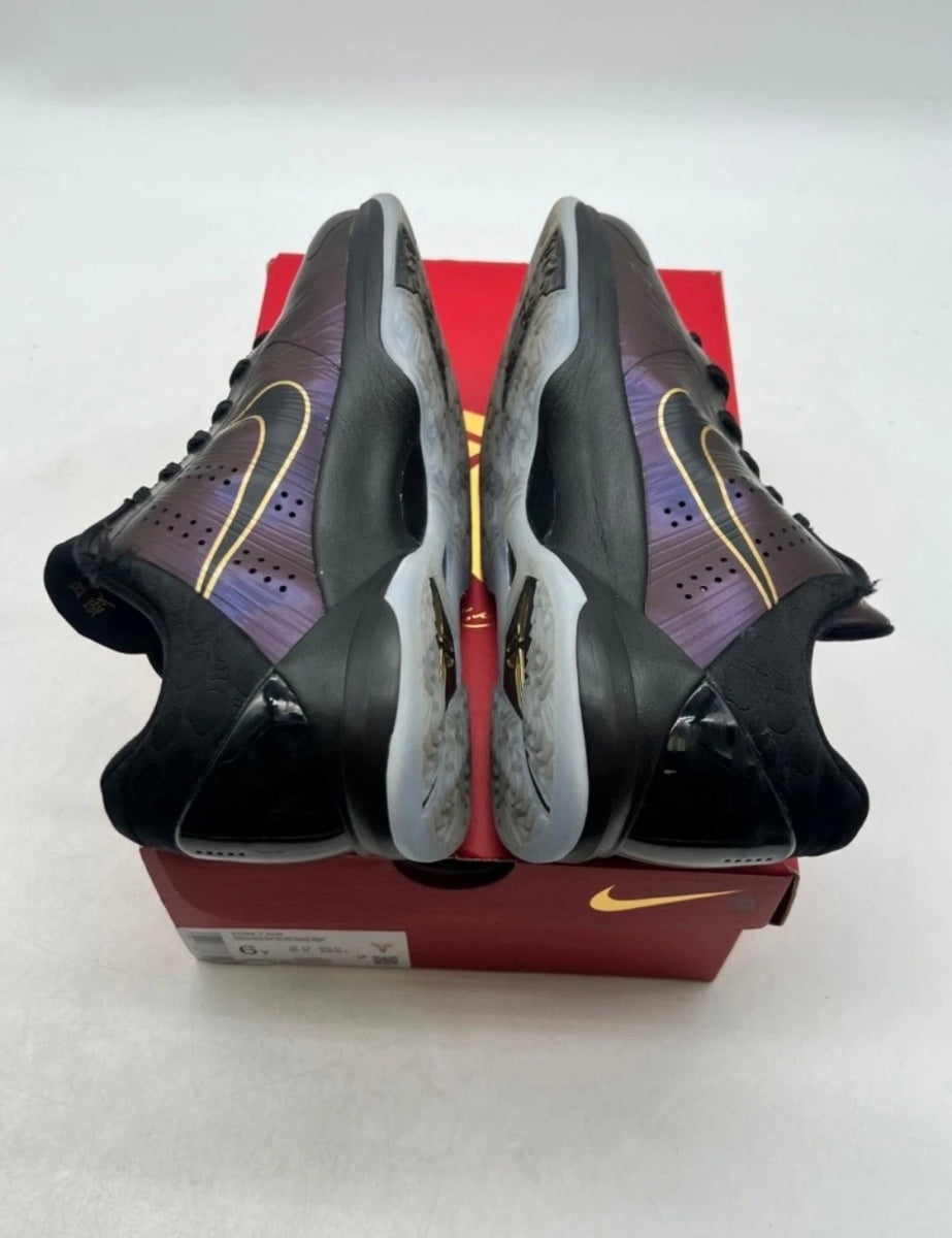 Nike Kobe 5 Year of the Mamba Eggplant (GS) 6Y (Lightly Worn Pre-Owned)NikeEggplant/Black/Metallic Gold - Image 9