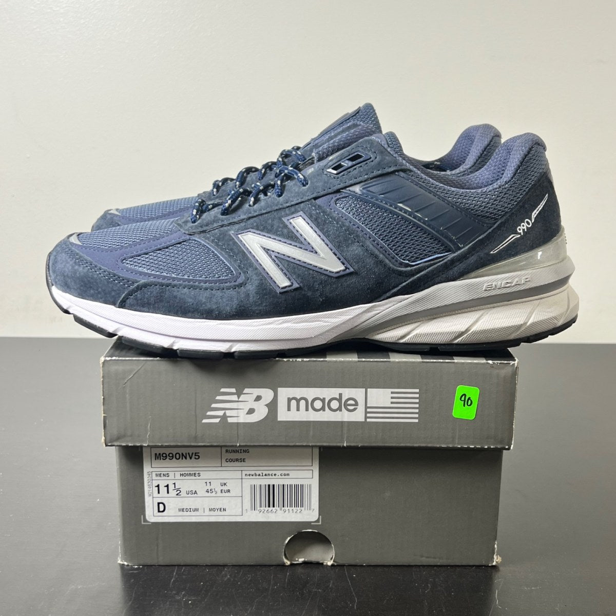 New Balance 990v5 Navy (Size 11.5) - Image 3