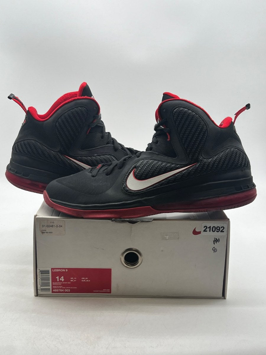 Nike LeBron 9 Miami Heat Away 14 (Heavily Worn Pre-Owned) - Image 1