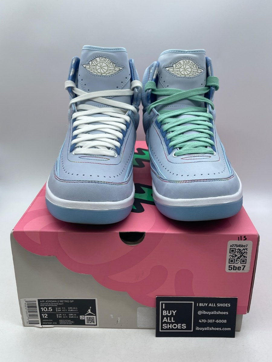 Jordan 2 Retro J Balvin 10.5 (Moderately Worn Pre-Owned) - Image 2
