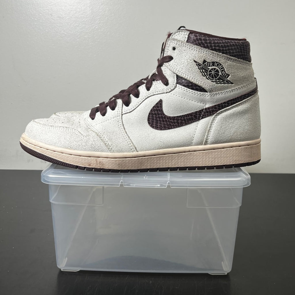 Jordan 1 Retro High OG A Ma Maniére 12 (Lightly Worn Pre-Owned)JordanSail/Burgundy Crush - Image 3