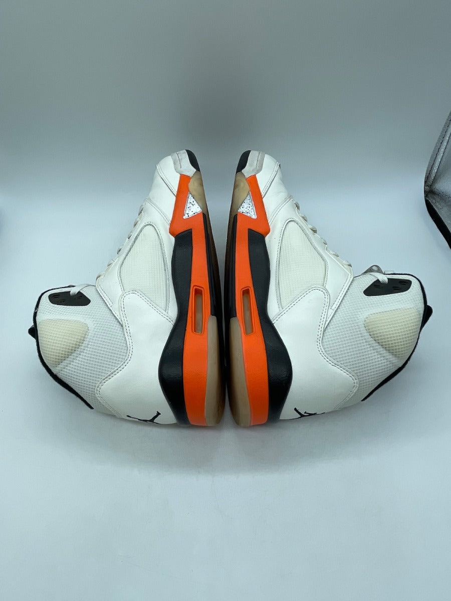 Jordan 5 Retro Shattered Backboard 12 (Moderately Worn Pre-Owned)JordanWhite/Multi-Color-Multi-Color-Total Orange - Image 6
