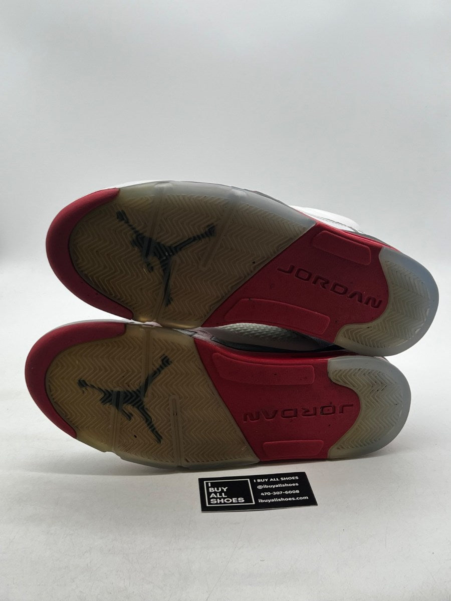 Jordan 5 Retro Fire Red Black Tongue (2013) 13 (Lightly Worn Pre-Owned) - Image 7