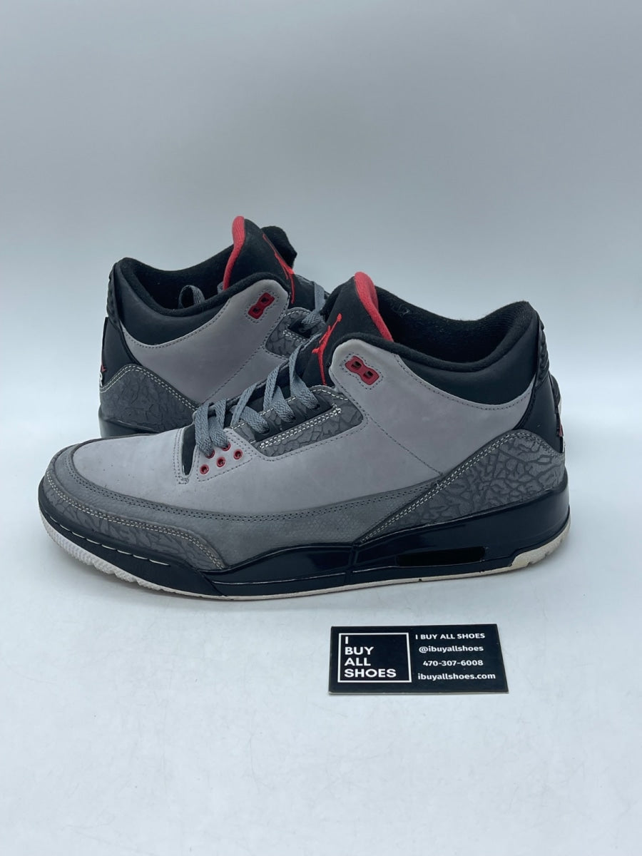 Jordan 3 Retro Stealth 12.5 (Moderately Worn Pre-Owned) - Image 1