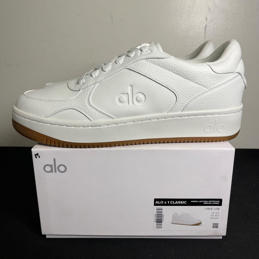 Alo Yoga Recovery Mode Sneaker Natural White Gum (Size 11.5) - aux