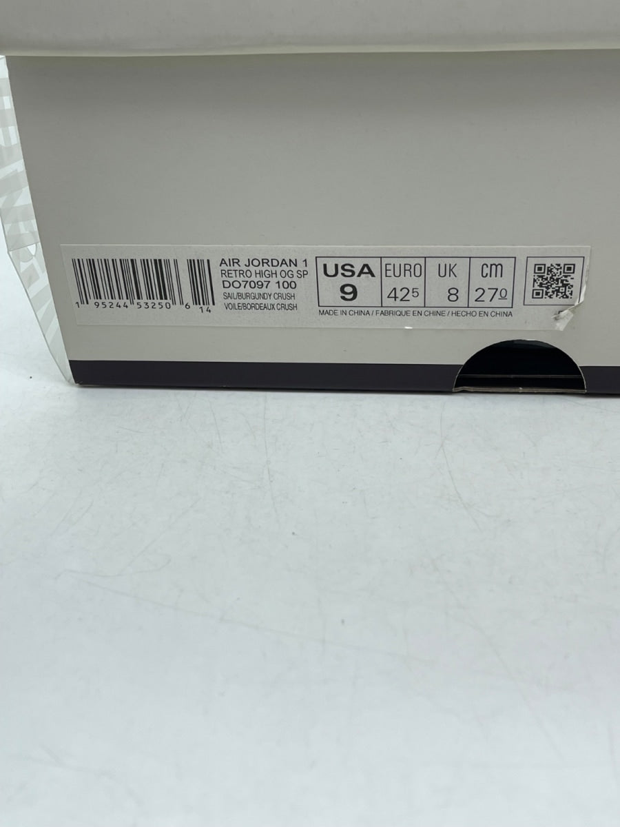 Jordan 1 Retro High OG A Ma Maniére 9 (Moderately Worn Pre-Owned)JordanSail/Burgundy Crush - Image 9