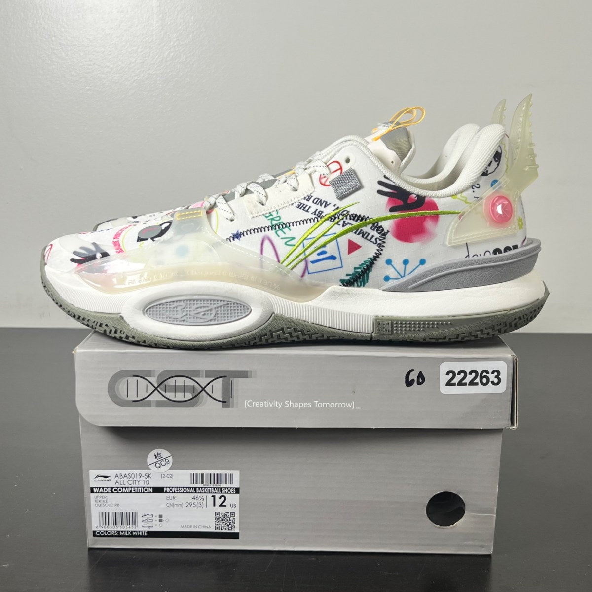 Li-Ning Wade All City 10 'Recycle' 12 (Lightly Worn Pre-Owned)Li-Ning - Image 3