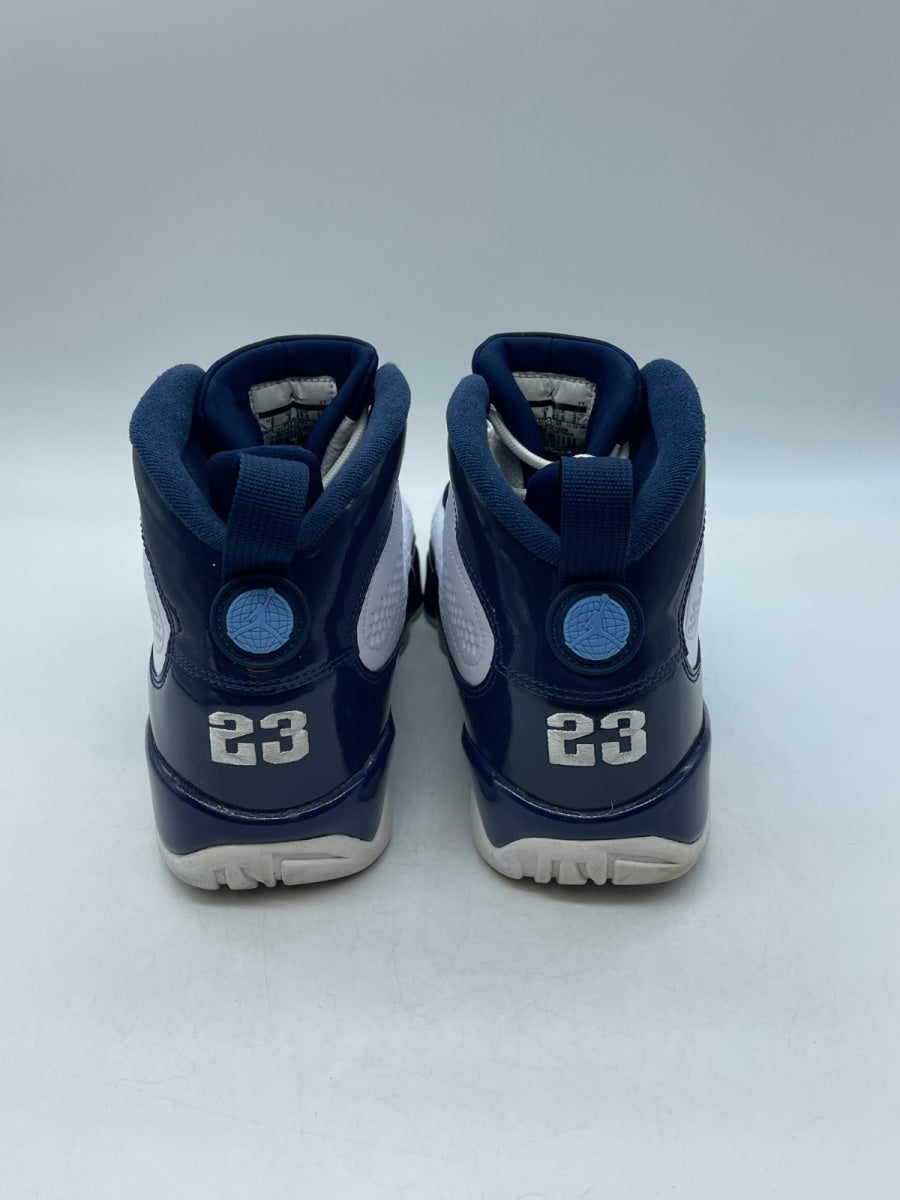 Jordan 9 Retro Pearl Blue 9 (Moderately Worn Pre-Owned)JordanWhite/University Blue-Midnight Navy - Image 3